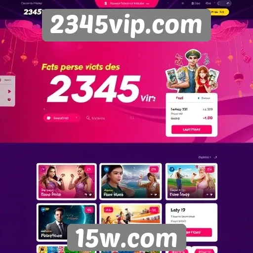 Experiência do usuário no site 2345vip.com